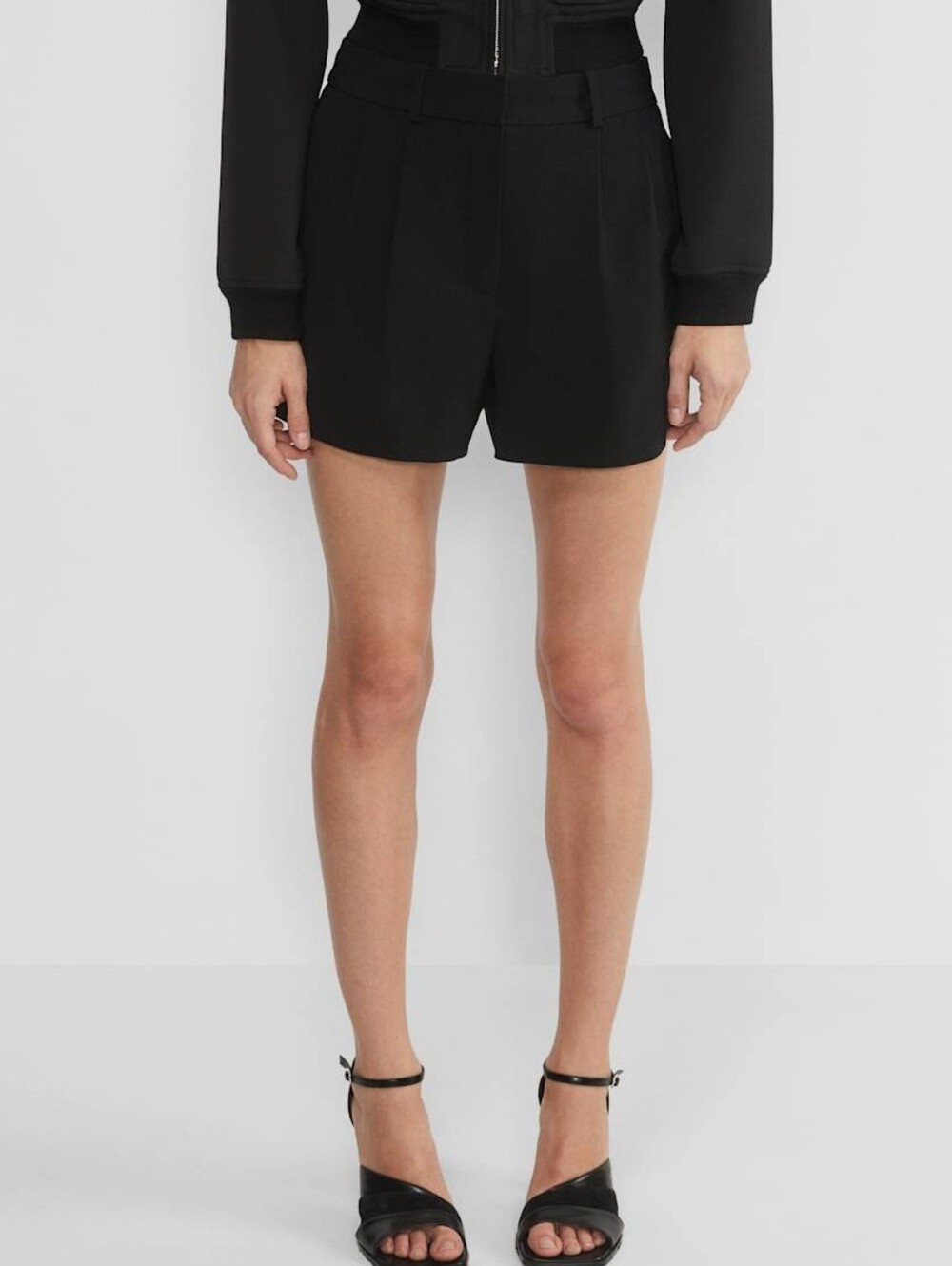 Aritzia Black Tailored High-Waist Women’s Shorts